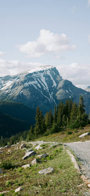 Spectacular snow capped mountains phone wallpaper