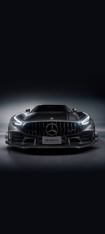 Cool Mercedes Benz sports car phone wallpaper