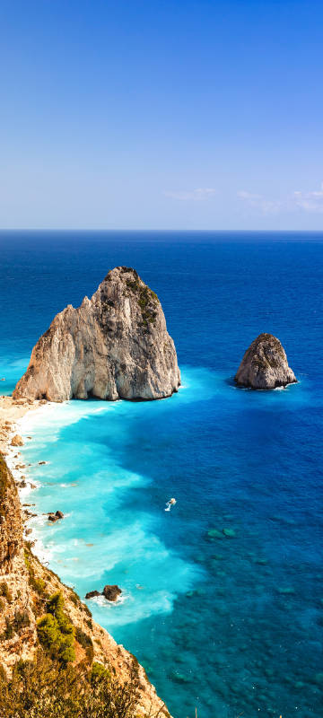 Blue Ocean Seaside Scenery Phone Wallpaper