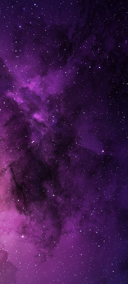 Starry purple background mobile wallpaper