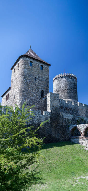 Ancient castle building Scenery phone wallpaper