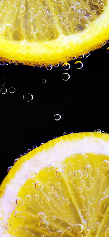 Yellow Lemon Lemonade Drink 4K Phone Wallpaper