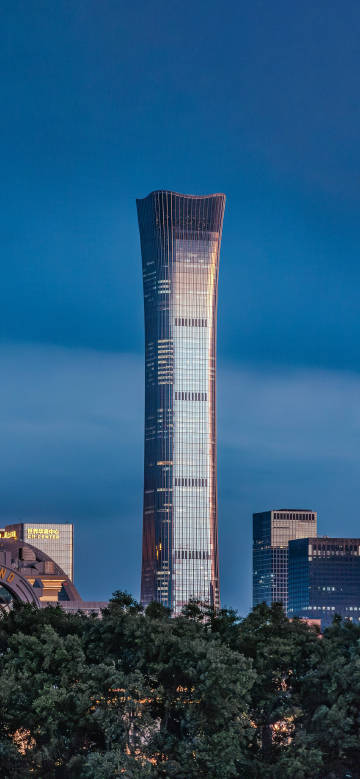 China's fifth tallest building China Zun 4k phone Wallpaper