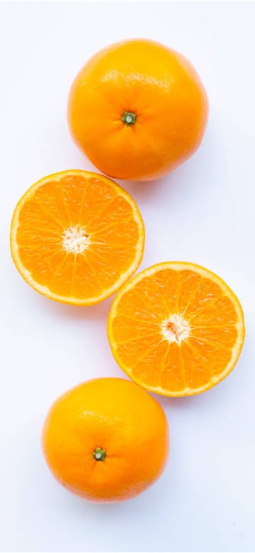 Flesh full and brightly colored oranges phone  wallpaper