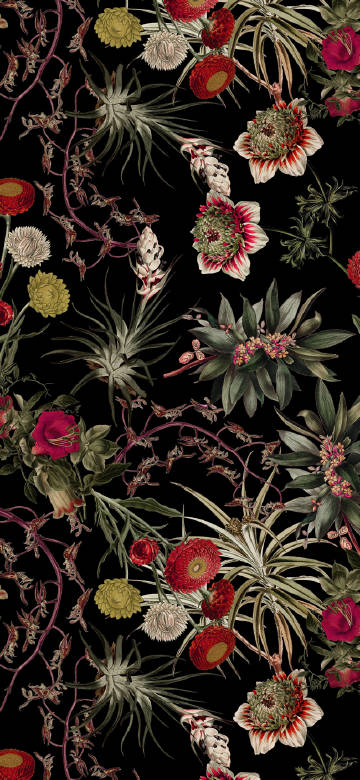 Full screen floral pattern