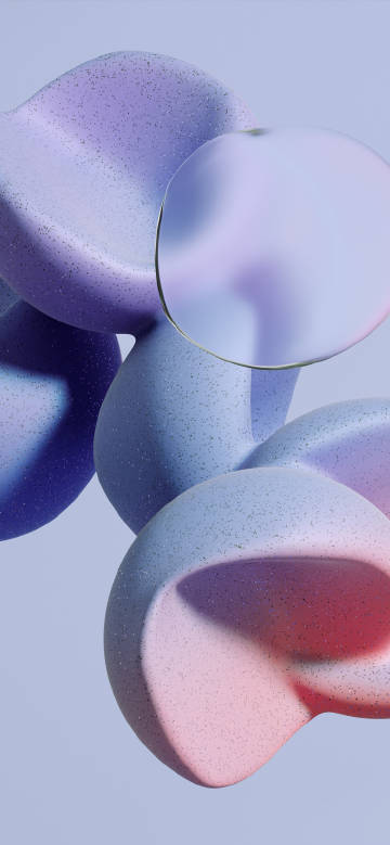 Irregular form of purple and pink abstract phone wallpaper