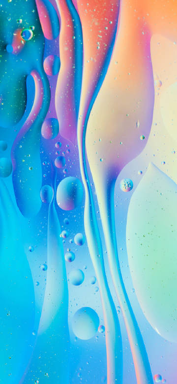Colorful abstract fluid art phone wallpaper