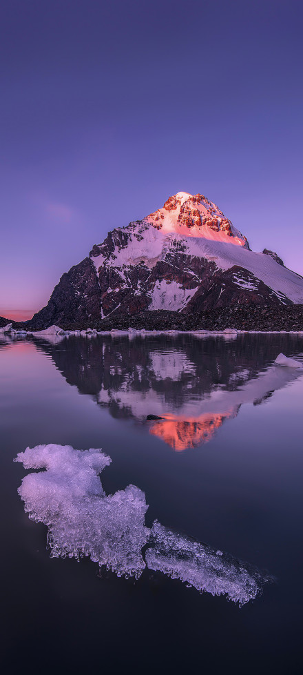 Natural sunset scenery phone wallpaper