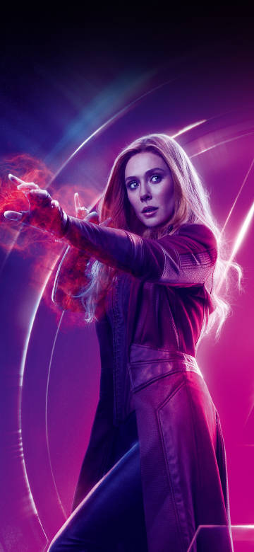 Magic moment of scarlet witch phone wallpaper