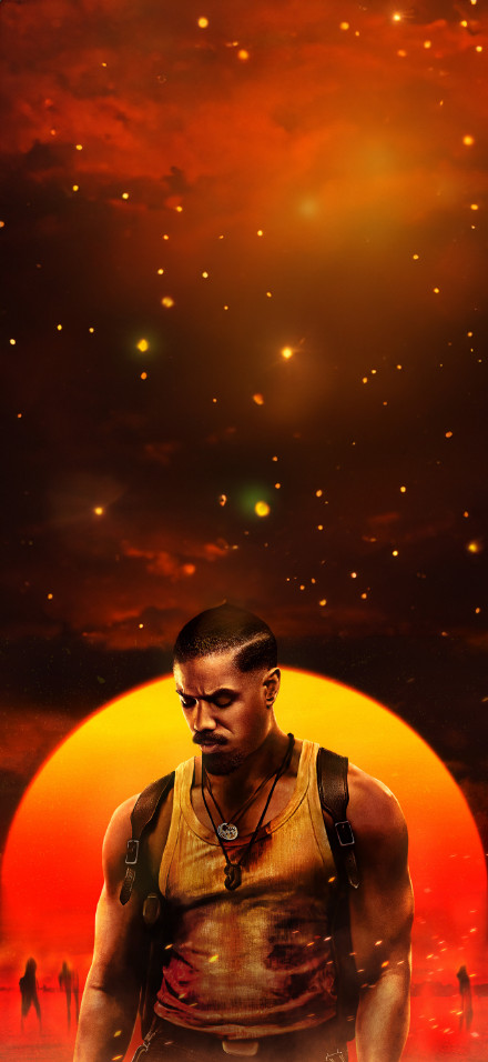Michael B.Jordan Sinners phone wallpaper