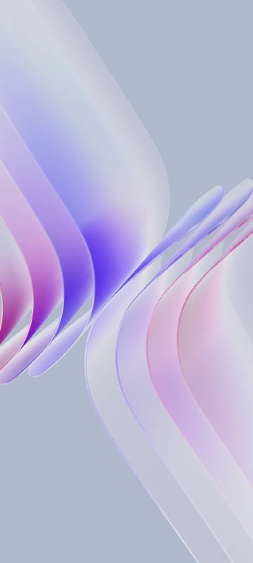 Purple and Pink Curves on a Light Gray Background Wallpaper