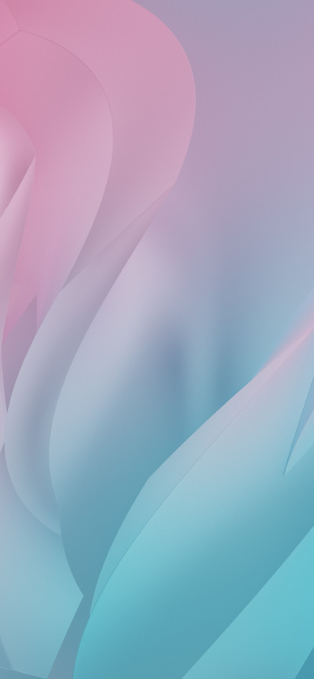 Soft powder blue gradient abstract 4K wallpaper