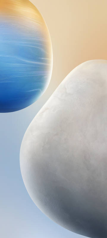 3D Abstract Sphere Gradient Wallpaper