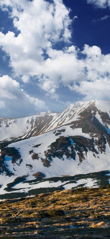 Snowy Mountains Phone Wallpaper