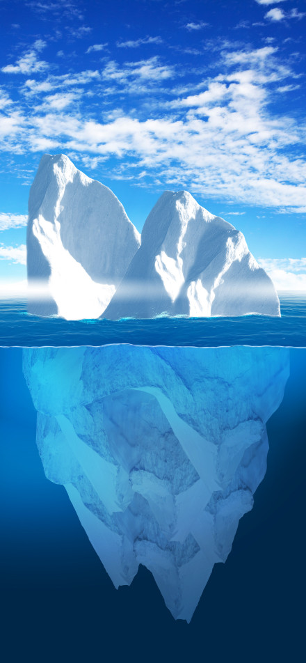 Arctic iceberg phone wallpaper