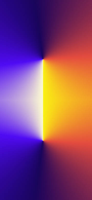 Color Split Gradient Wallpaper 4K, Abstract Art, Purple and Orange