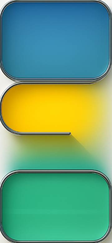 Minimalist Colorful Geometric Shapes 4K iPhone Wallpaper