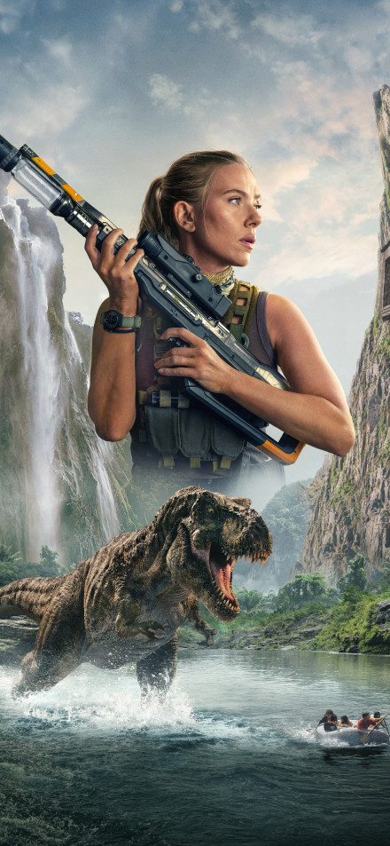 Jurassic World: Rebirth Scarlett Johansson 4K Phone Wallpaper