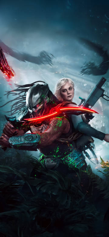 Wounded Predator and Human Soldier Fighting Together HD Wallpaper