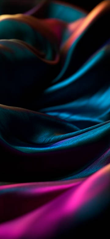 Abstract Dark Silk Fabric Waves 7K Wallpaper
