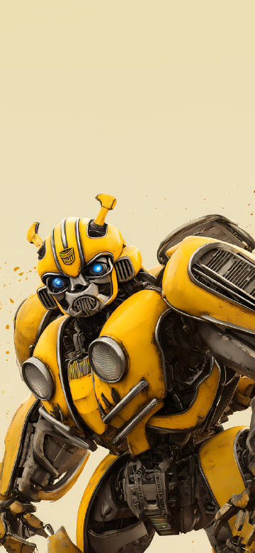 Autobot Bumblebee Close-up 4K Phone Wallpaper