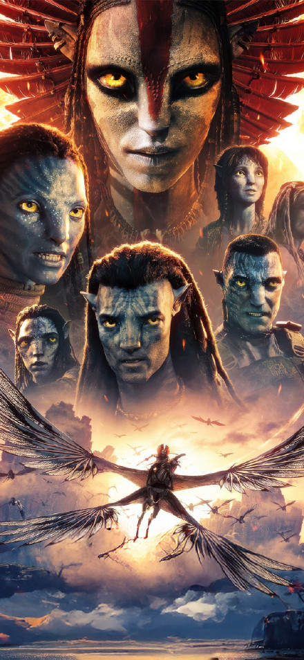 Avatar: The Way of Water Full Cast Epic Poster 4K Wallpaper
