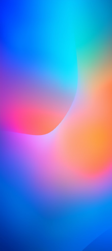 Abstract Gradient: Flowing Colors High Saturation 4K Phone Wallpaper