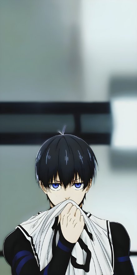 Isagi Yoichi Blue Lock Wiping Sweat 4K Wallpaper