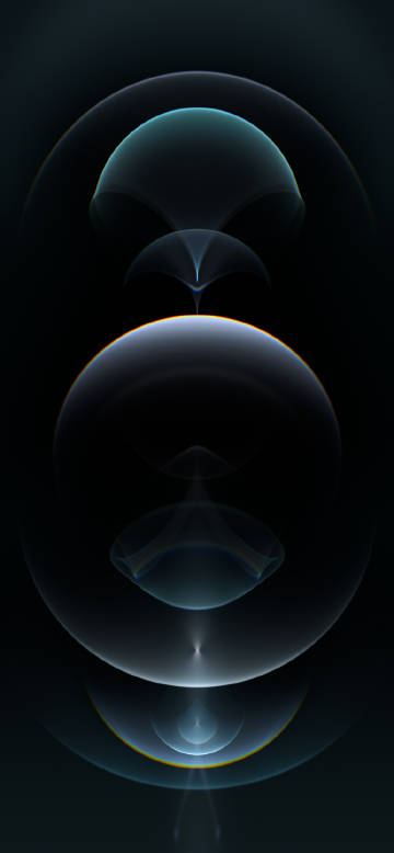 iPhone 12 Pro ​​​Resonance Silver Dark Wallpaper