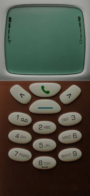 Vintage Nokia Style Mobile Design 4K Wallpaper