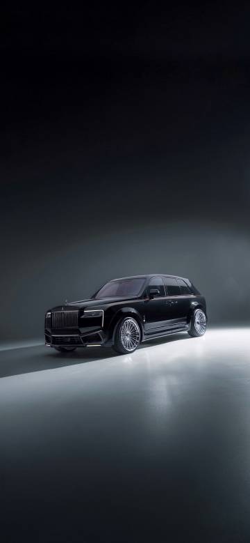 Elegant Black Rolls-Royce Luxury Car Wallpaper