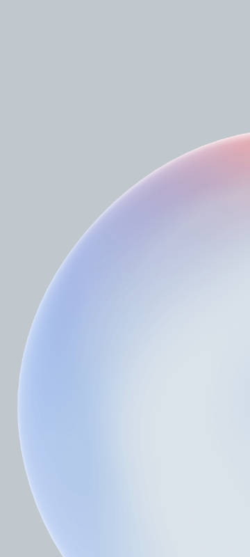 A Soft White Arc on a Gray Background