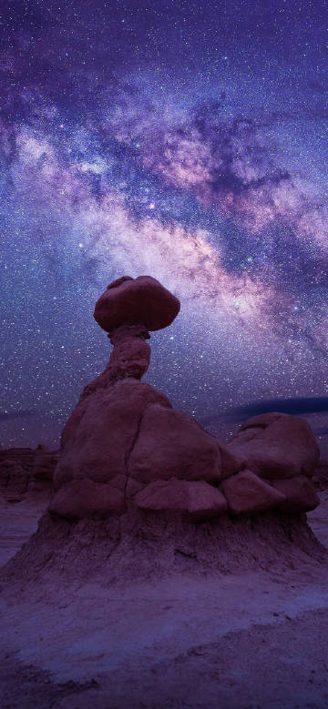 Fantasy Rock Formation Phone Wallpaper