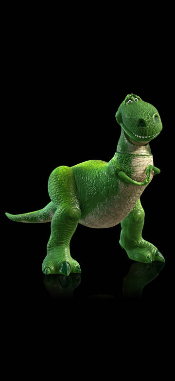 Toy Story Rex Dinosaur Character 4K Phone Wallpaper