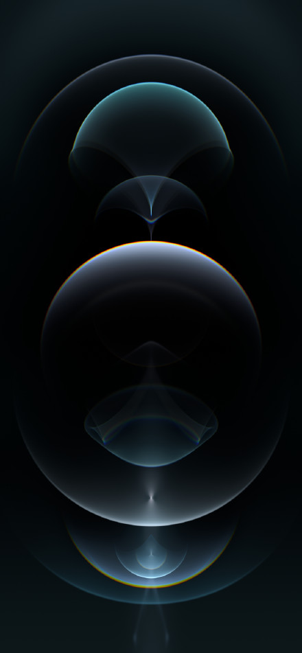 iPhone 12 Pro ​​​Resonance Silver Dark Wallpaper