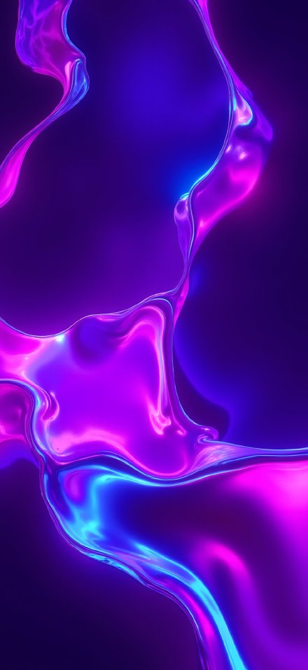 Purple Gradient Liquid Abstract 4K Wallpaper