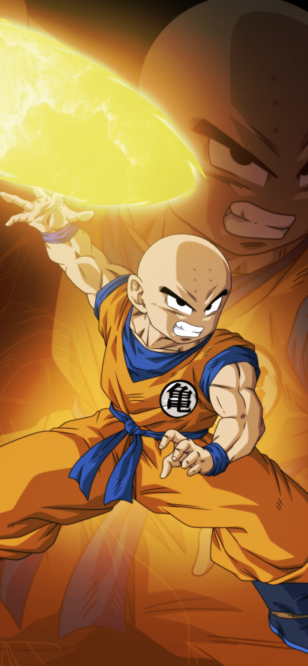 An Angry Krillin from Dragon Ball Z