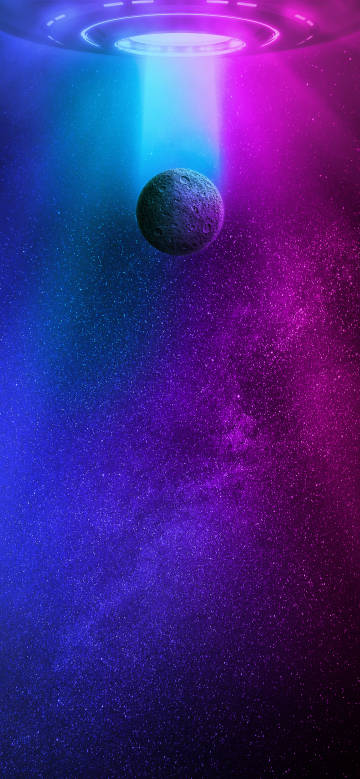 UFO dropped a planet