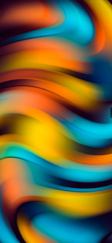 Dynamic color abstract ripples