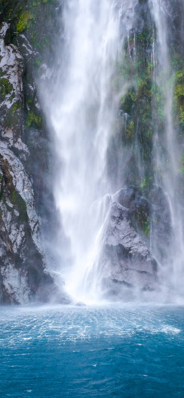 Grand Waterfall with Billowing Mist