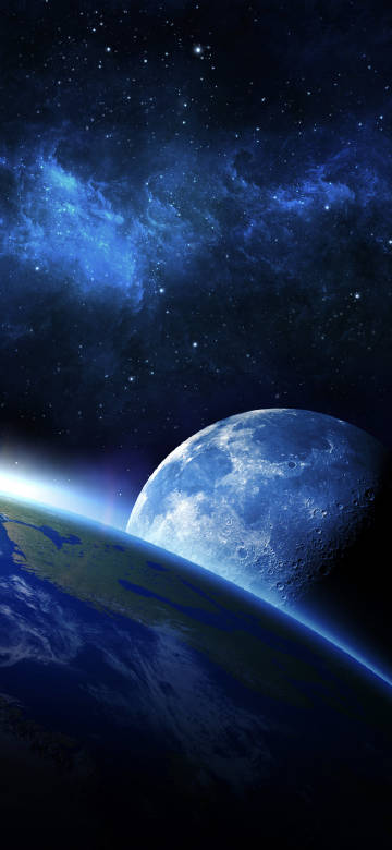 Earth and Moon in the Universe