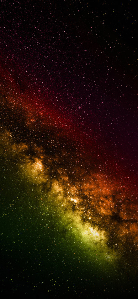 Gorgeous and Colorful Cosmic Starry Sky