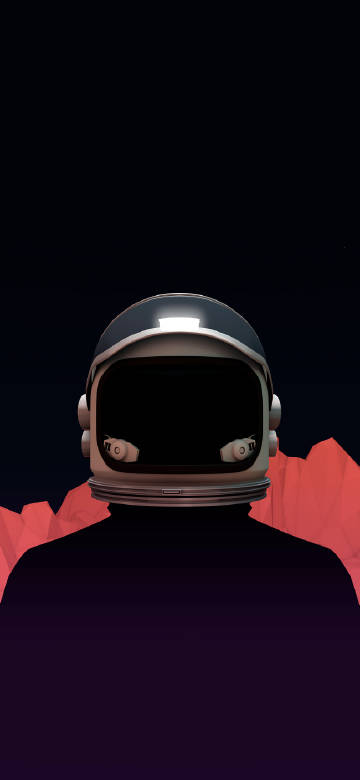 Astronaut Equipment against the Dark Background