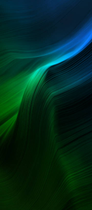 Mysterious Blue - Green Flowing Patterns