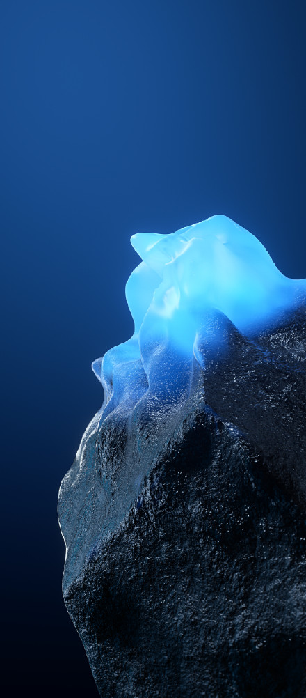 Crystal clear rocks