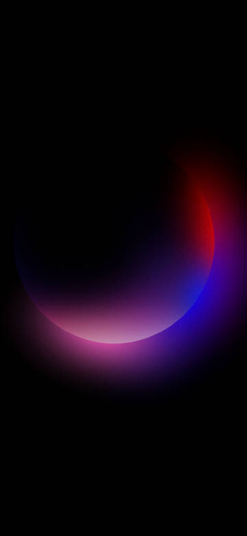 Dazzling Colorful Circle on the Black Screen