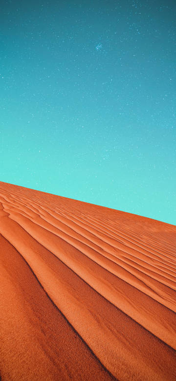 Desert Texture under Blue Starlit Sky