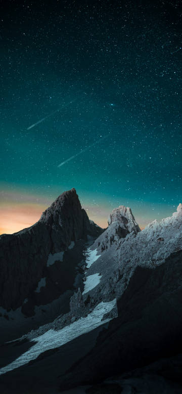 The night sky is full of stars