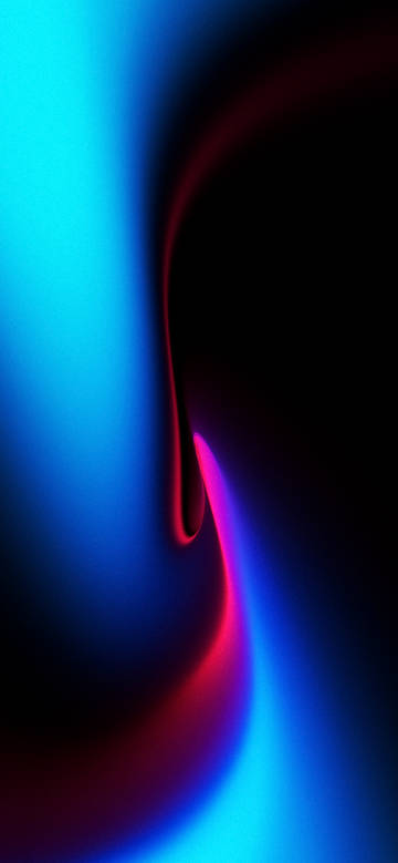 Interwoven Blue and Red Lights and Shadows