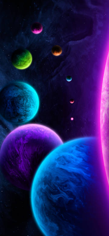 Colorful Planets in the Universe